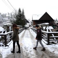 Rastoke prekrivene snježnim pokrivačem oduševile prolaznike