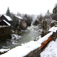 Rastoke prekrivene snježnim pokrivačem oduševile prolaznike