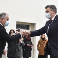 Predsjednik Vlade RH Andrej Plenković i ministar Vili Beroš posjetili su splitsku bolnicu