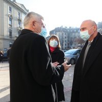 Andrej Plenković i Gordan Jandroković na misi povodom 30. obljetnice priznanja Hrvatske