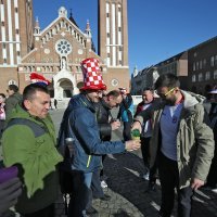 Rukomet, Szeged, hrvatski i srpski navijači, 15.1.2022.