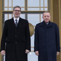 Recep Tayyip Erdogan i Aleksandar Vučić u Istanbulu