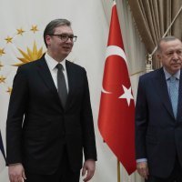 Recep Tayyip Erdogan i Aleksandar Vučić u Istanbulu
