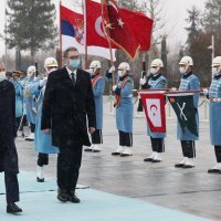 Recep Tayyip Erdogan i Aleksandar Vučić u Istanbulu