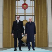 Recep Tayyip Erdogan i Aleksandar Vučić u Istanbulu