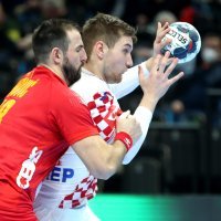 Hrvatska - Crna Gora, rukomet, EP u rukometu 2022., 20.1.2022.