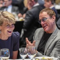 Jean Claude Van Damme s australskom ministricom vanjskih poslova Julie Bishop