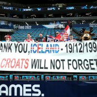 Hrvatska - Island, navijači