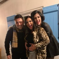 Ana Rucner s dirigentom Andreasom Gerolemou i poznatom glumicom Eliom Ioannidou