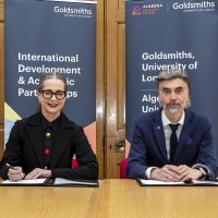 Frances Corner, rektorica Goldsmithsa_Mislav Balković, dekan Algebre