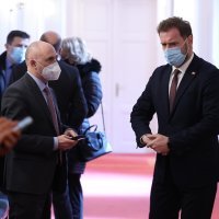 Mario Banožić i Franko Vidović nakon sjednice saborskog Odbora za obranu dali su izjave za medije