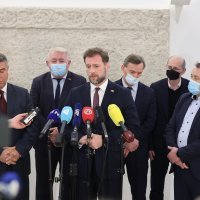 Mario Banožić i Franko Vidović nakon sjednice saborskog Odbora za obranu dali su izjave za medije