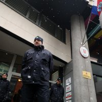 Prosvjed ispred hrvatskog veleposlanstva u Sarajevu