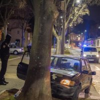 Pula: Bježali policiji u ukradenom automobilu pa se zabili u stablo