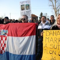 Prosvjednici ispred zatvora Remetinec traže puštanje Marka Franciškovića na slobodu