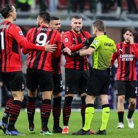 Ante Rebić AC Milan i sudac Marco Serra