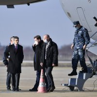 Doček helikoptera UH-60M Black Hawk na Plesu