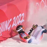 Nina O'Brien, skijašica, veleslalom, pad, Olimpijske igre 2022., 7.2.2022.