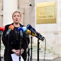 Zagreb: Ivana Jakir Bajo viceguvernerka HNB-a dala je izjavu za medije