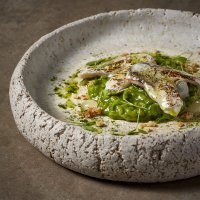 Arroz cremoso de perejil, cocochas y fino en rama 4