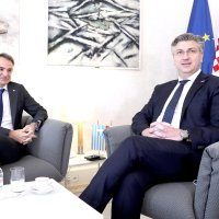 Andrej Plenković primio premijera Grčke Kyriakosa Mitsotakisa