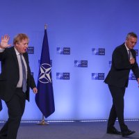 Boris Johnson i Jens Stoltenberg
