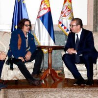 Aleksandar Vučić i Johnny Depp