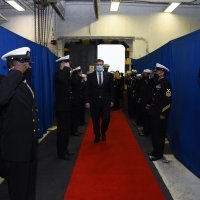 Plenković na USS Harry S. Truman