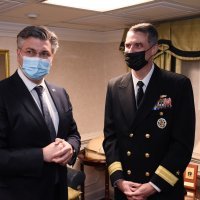 Plenković na USS Harry S. Truman