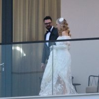 Hana Huljić i Petar Grašo na terasi hotela Harmony