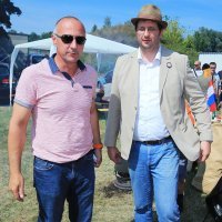 Stjepan Čuraj s Ivanom Vrdoljakom 2016. na proslavi Dana HNS-a u Osijeku