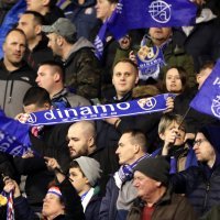 NK Dinamo - FC Sevilla, navijači na Maksimiru, 24.2.2022.