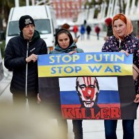 Splitski Ukrajinci na Rivi prosvjeduju protiv rata u Ukrajini