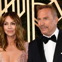 Christine Baumgartner i Kevin Costner