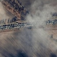 Konvoj ruske vojske na putu prema Kijevu