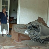 Projektil ispaljen iz Iskandera-M na stambenu zgradu u gruzijskom Goriju 2008.