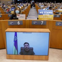 Obraćanje Zelenskog u Europskom parlamentu