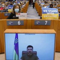 Obraćanje Zelenskog u Europskom parlamentu