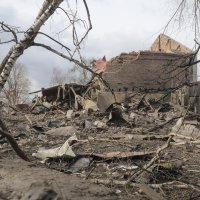 Razoreni Bišiv nedaleko od Kijeva