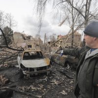 Razoreni Bišiv nedaleko od Kijeva