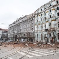 Posljedice granatiranja Harkiva