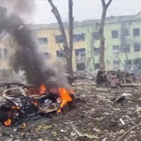 Uništena bolnica u Mariupolju