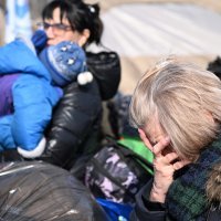 Ukrajinske izbjeglice na granici s Poljskom