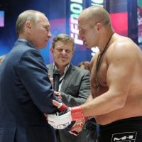 Fedor Emelianenko i Vladimir Putin