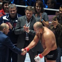 Fedor Emelianenko i Vladimir Putin