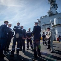 Andrej Plenković na nosaču aviona 'Charles de Gaulle'