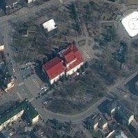 Kazalište u Mariupolju snimljeno 14.3.