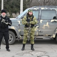 Čečenski dobrovoljci na strani ruskih separatista u Mariupolju