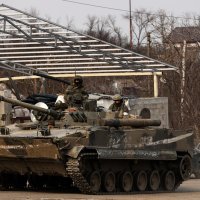 Čečenski dobrovoljci na strani ruskih separatista u Mariupolju