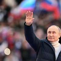 Vladimir Putin na stadionu Ljužnjiki u Moskvi